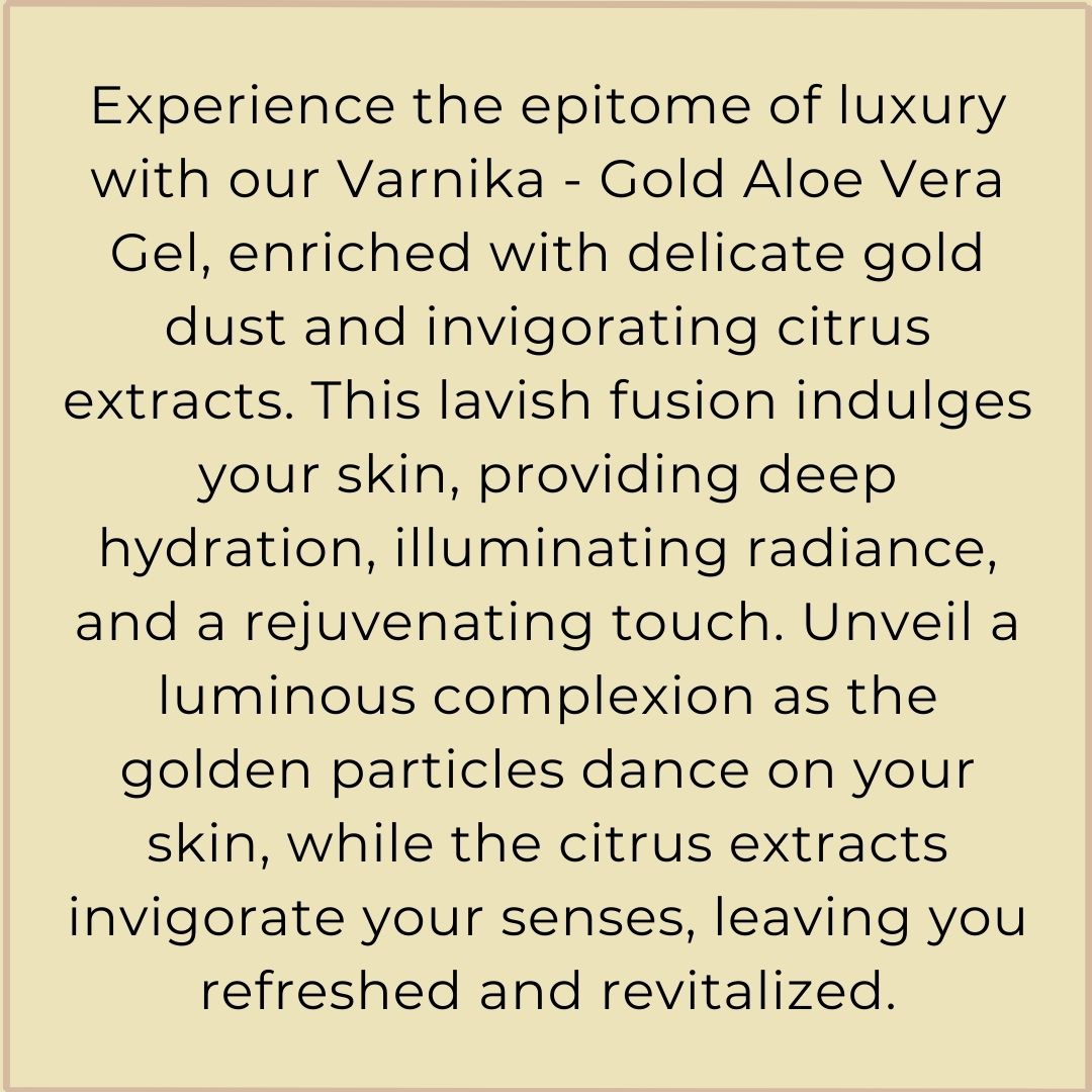 Varnika - Gold Aloevera Face Gel