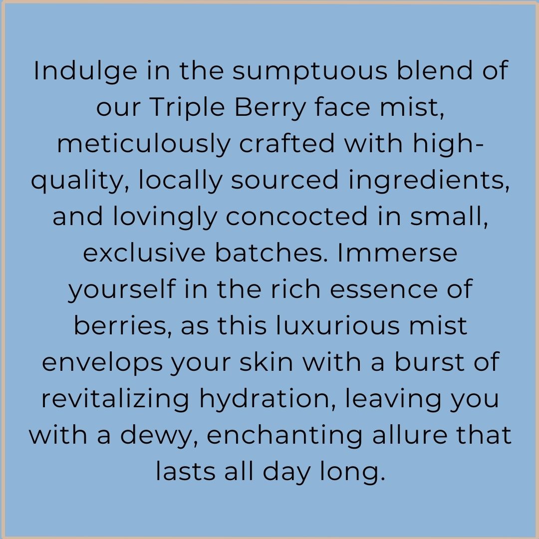 Face Mist - Triple Berry